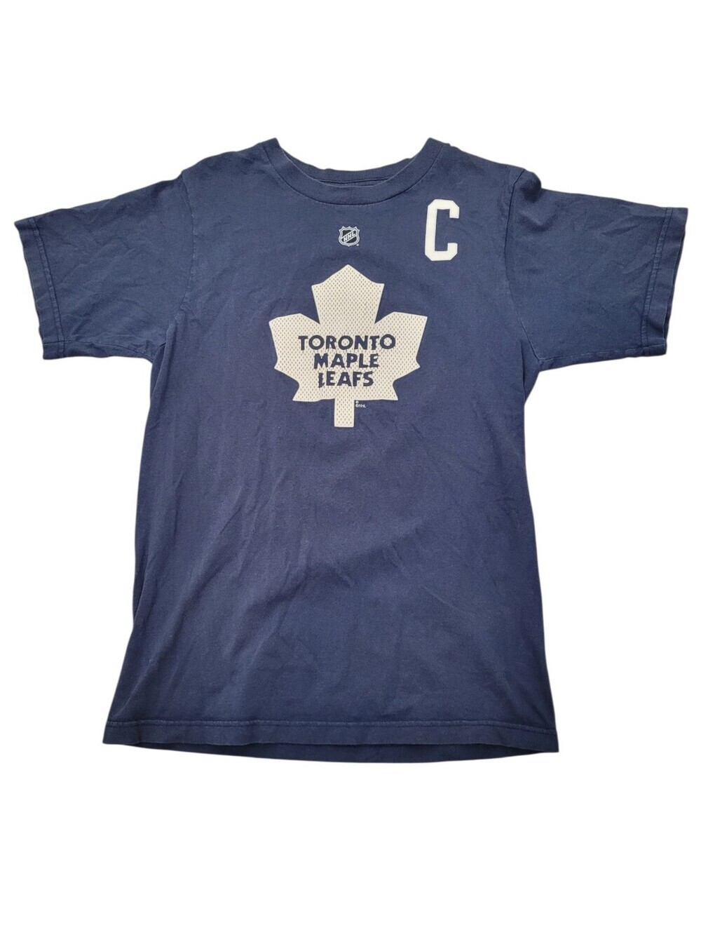 Reebok Toronto Maple Leafs #3 Phaneuf Tee T-shirt Top Size: Small